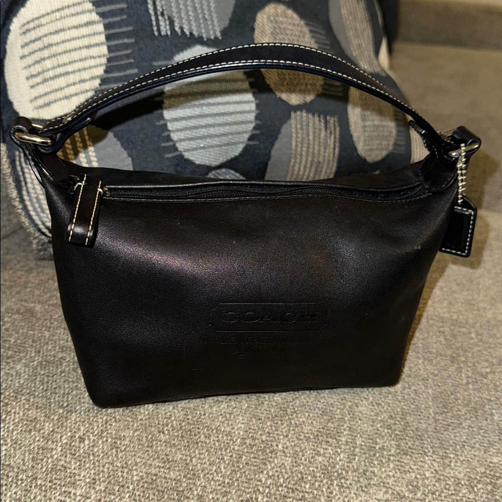 Coach Super Mini Leather Handbag